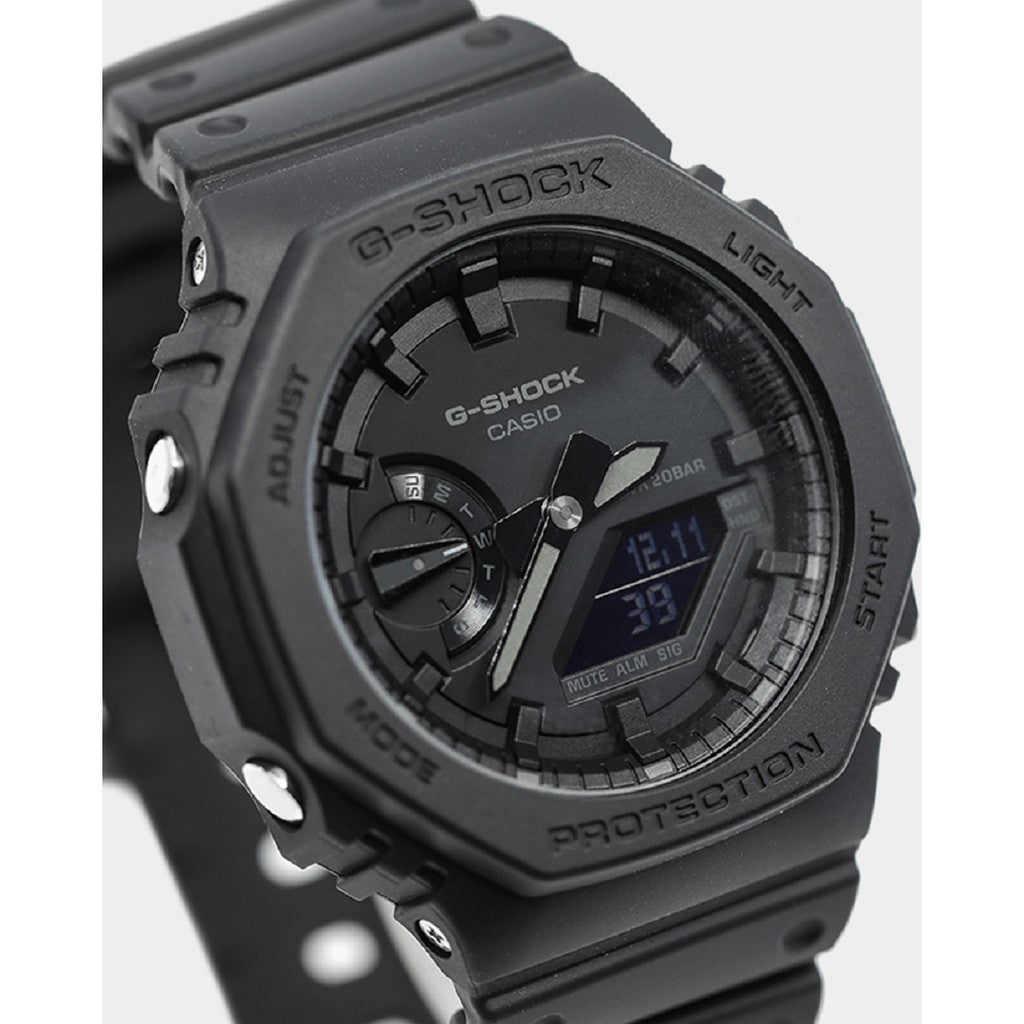 Casio G-shock GA-2100-1A1 Digital Analog Rubber Strap Watch For Men
